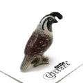 California Quail Mini Figurine