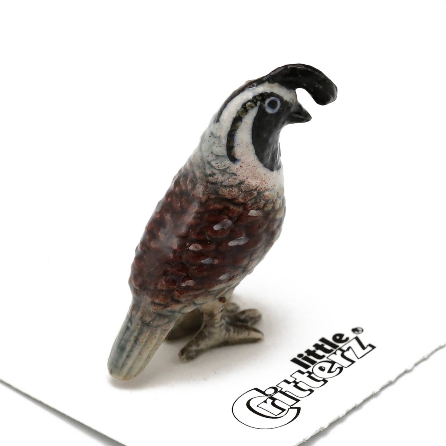 California Quail Mini Figurine