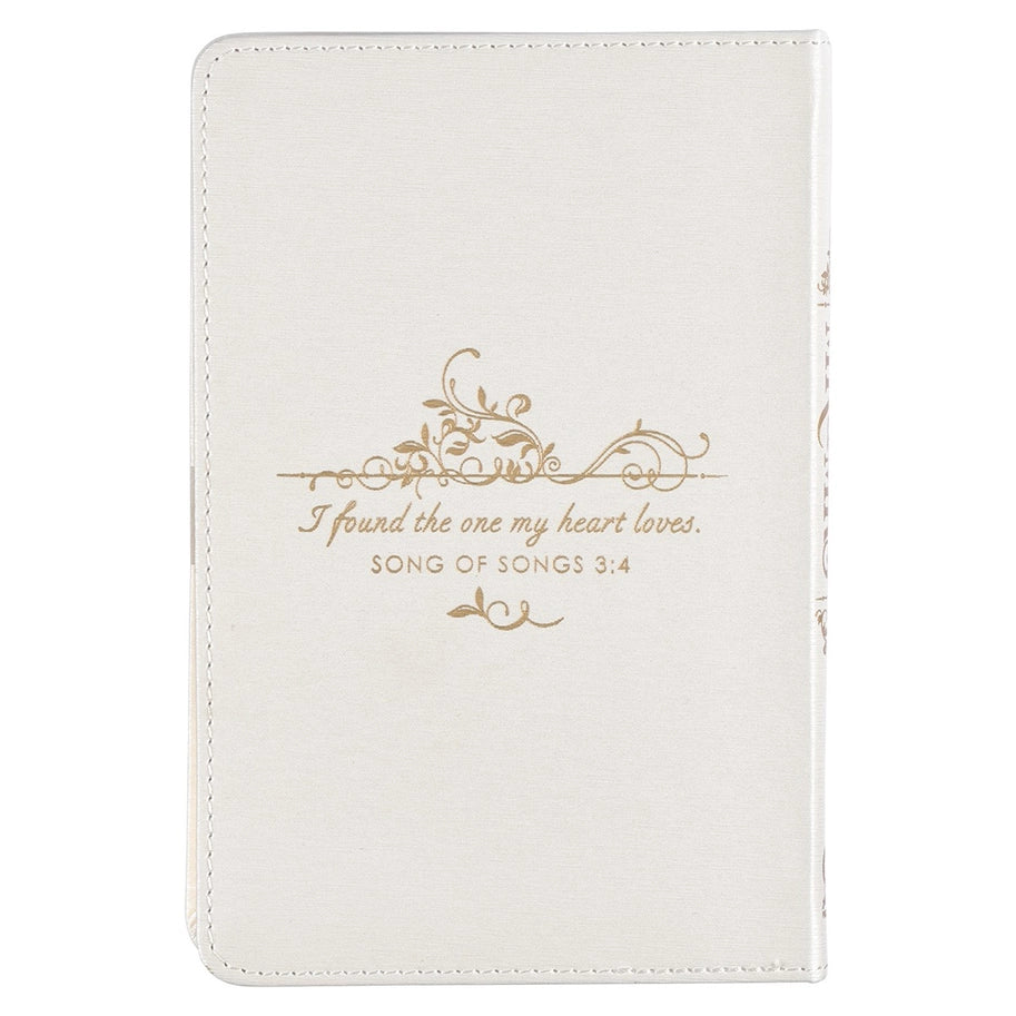 Mr. & Mrs. 366 Devotions for Couples White Faux Leather Devotional