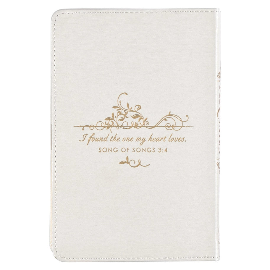 Mr. & Mrs. 366 Devotions for Couples White Faux Leather Devotional