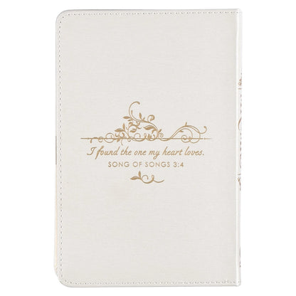 Mr. & Mrs. 366 Devotions for Couples White Faux Leather Devotional