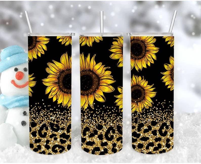 Sunflower Tumbler Skinny 20oz