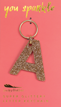 A Glitter Keychain