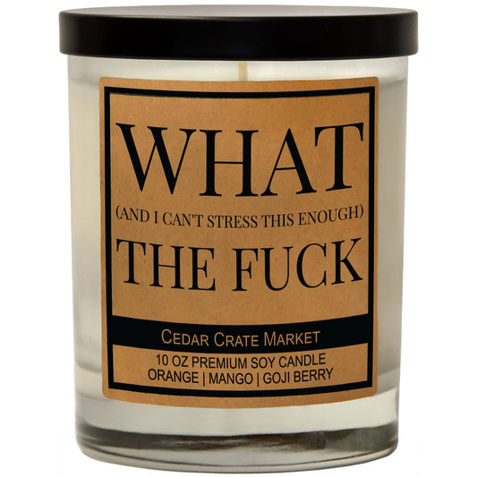 What (And I Can't Stress This Enough) The Fuck 100% Soy Candle