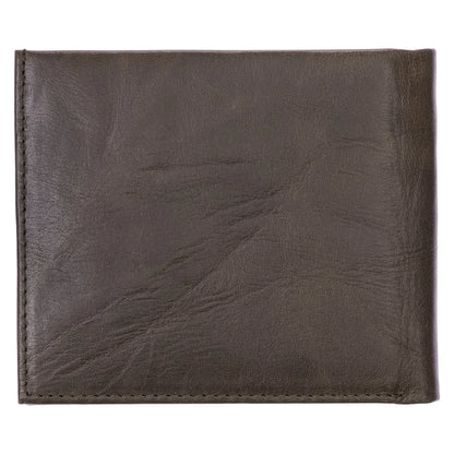 With God All Things Are Possible Brown Genuine Leather Wallet