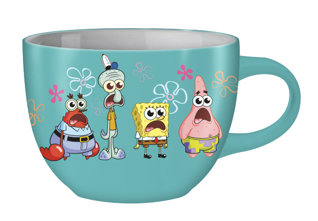 Spongebob Woah Ceramic Soup Mug