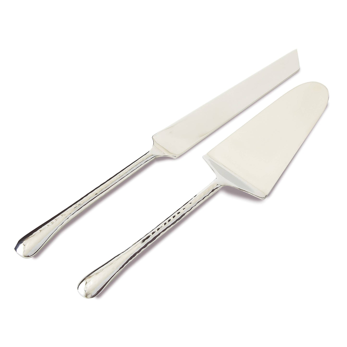 Elegance Stainless Steel Silver Cake Server Set, 11"