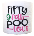 50 Years Old (Pink) Embroidered Toilet Paper