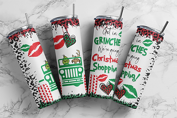 Get in Grinches We're Going Christmas Shopping Tumbler 20oz