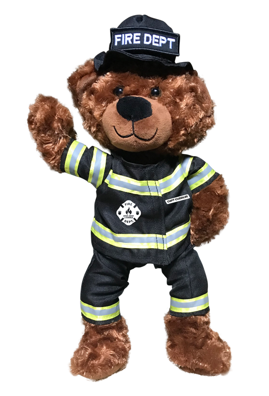 ZZZ Bears - Capt Cuddles Fireman Teddy Bear