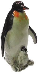 Penguin with Chick Mini Figurine