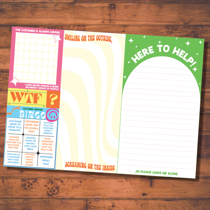 Customer Service Notepad Set of 5