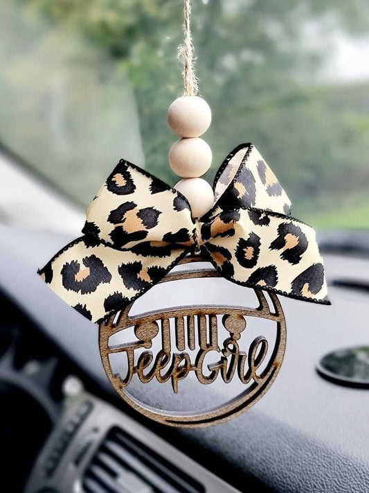 Jeep Girl Car Charm Ornament