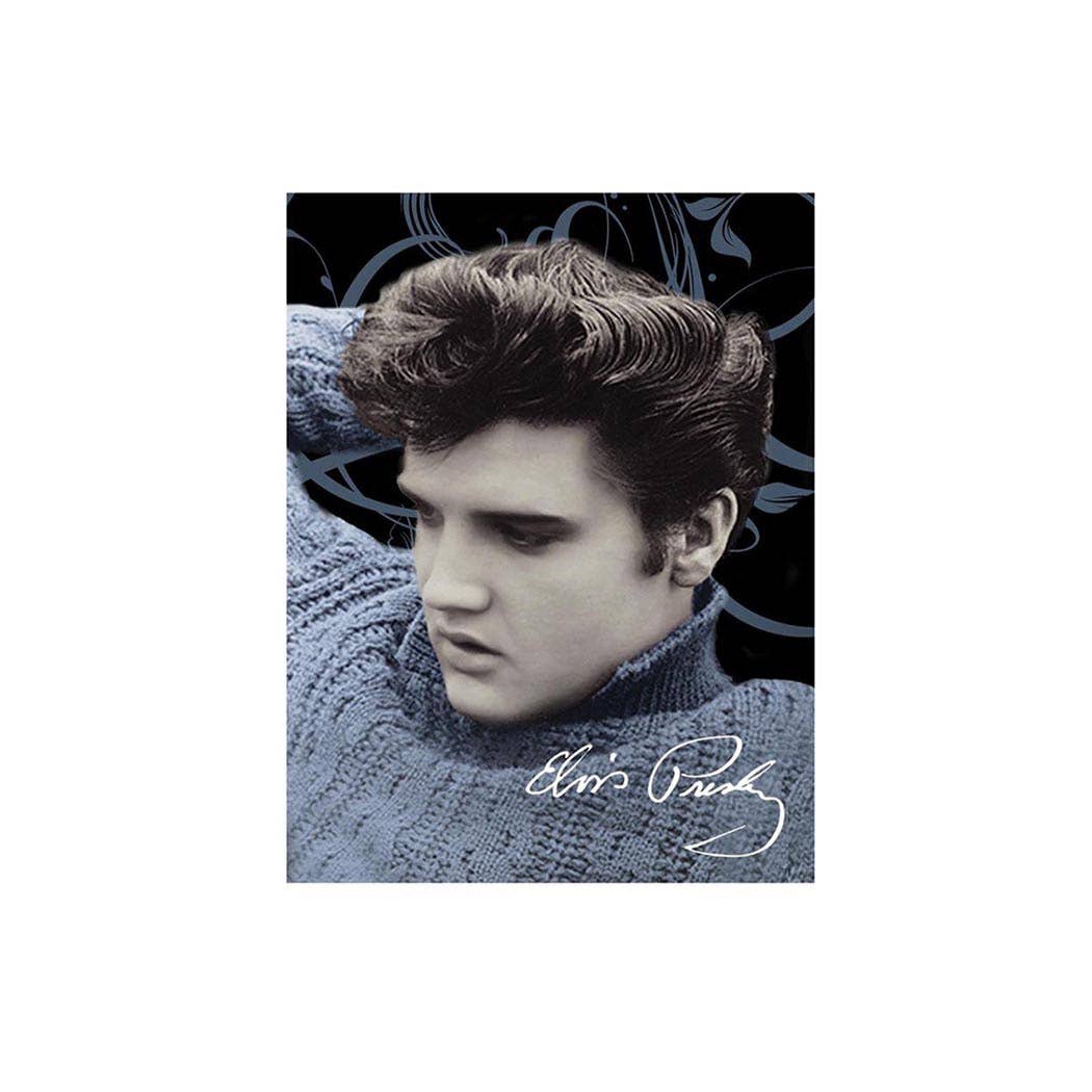 Elvis Presley Wearing Blue Magnet