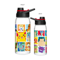 Pokemon Grid Water Bottle with Screw Lid