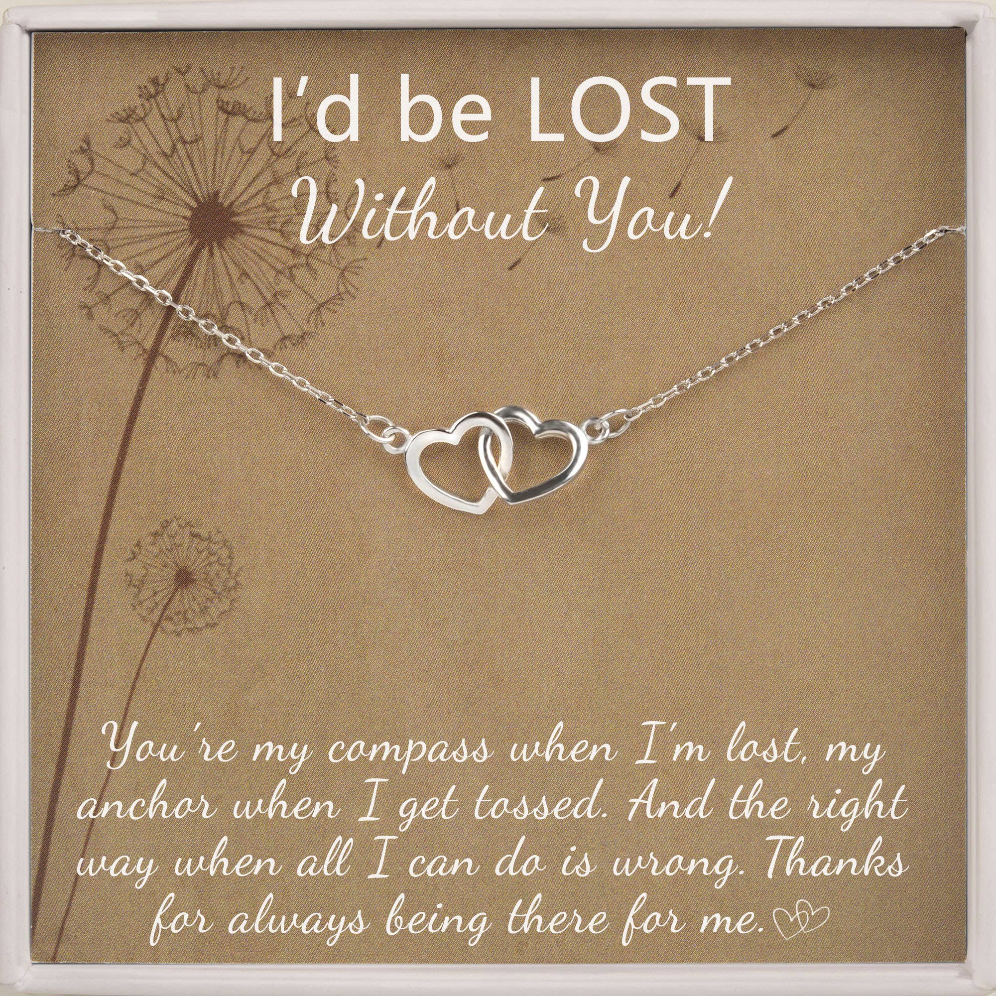 I'd Be Lost Without You Necklace