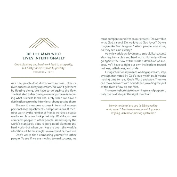 Man of Purpose Devotional