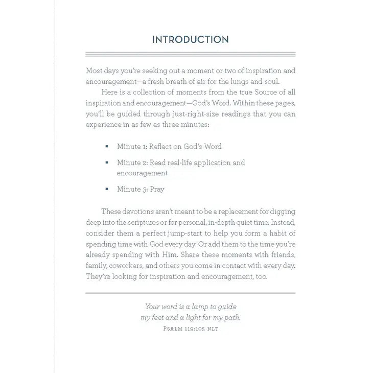 3 Minute Devotions for Men