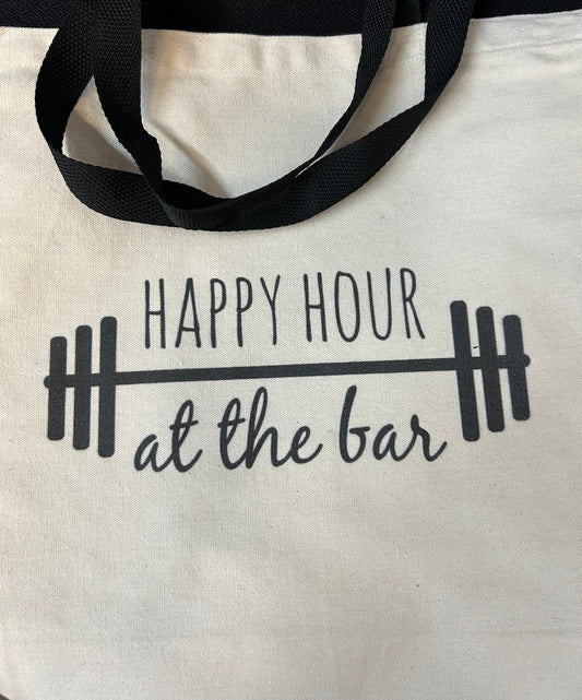 Happy Hour at the Bar Canvas Tote Bag