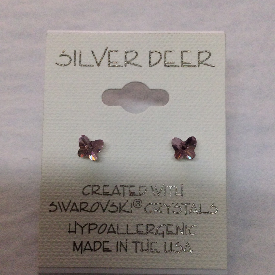 Butterfly Provence Lavender Earrings