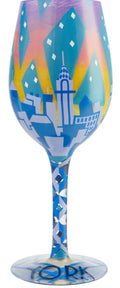 “New York Nights” Lolita Wine Glass