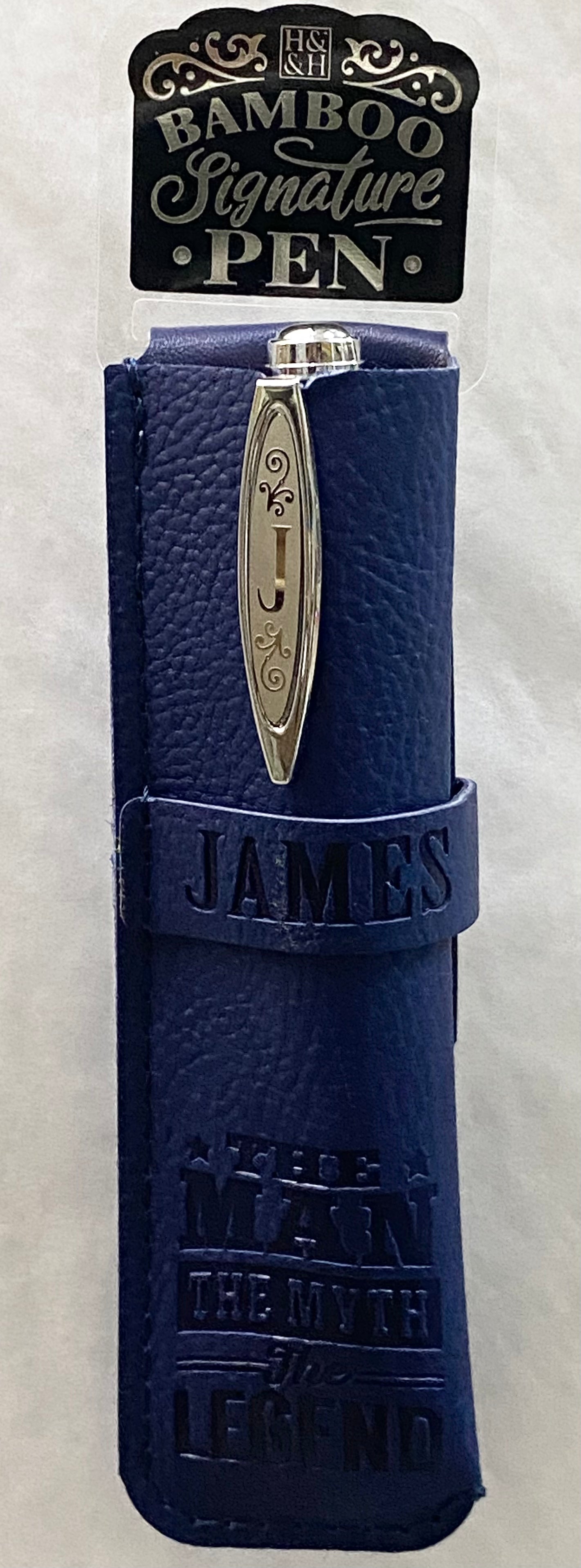 “James” Bamboo Name Pen