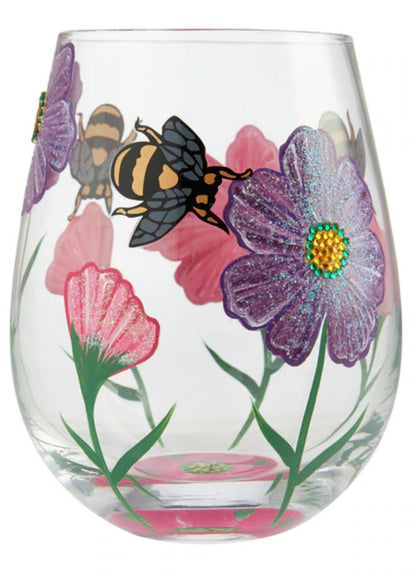 “My Drinking Garden” Lolita Stemless Wine Glass