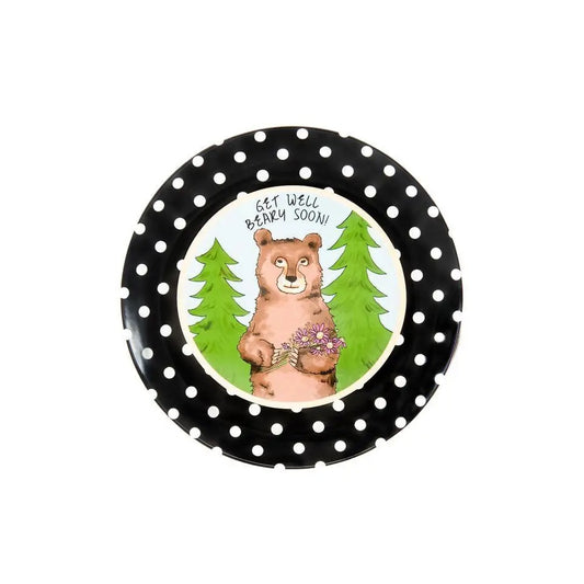 Get Well Beary Soon Ceramic Plate