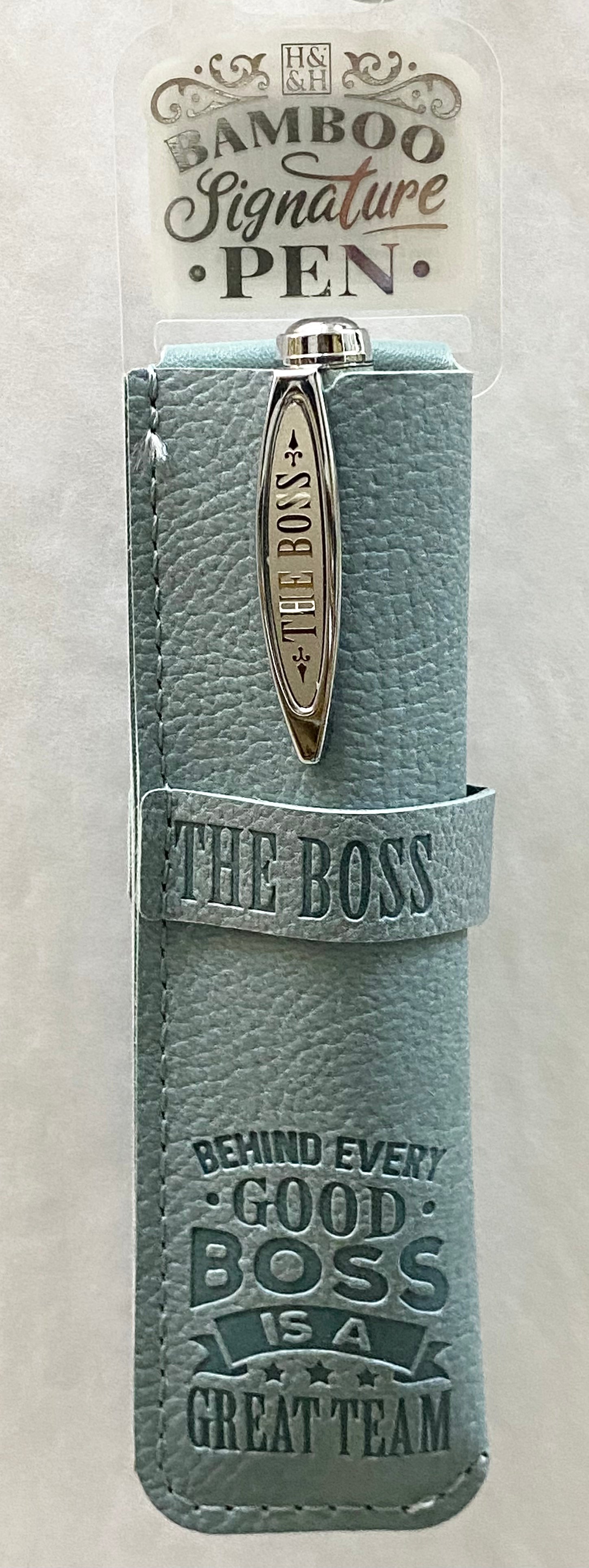 The Boss Bamboo Name Pen