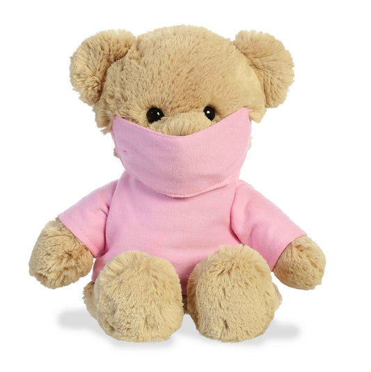 Doctor Bear Pink Plush