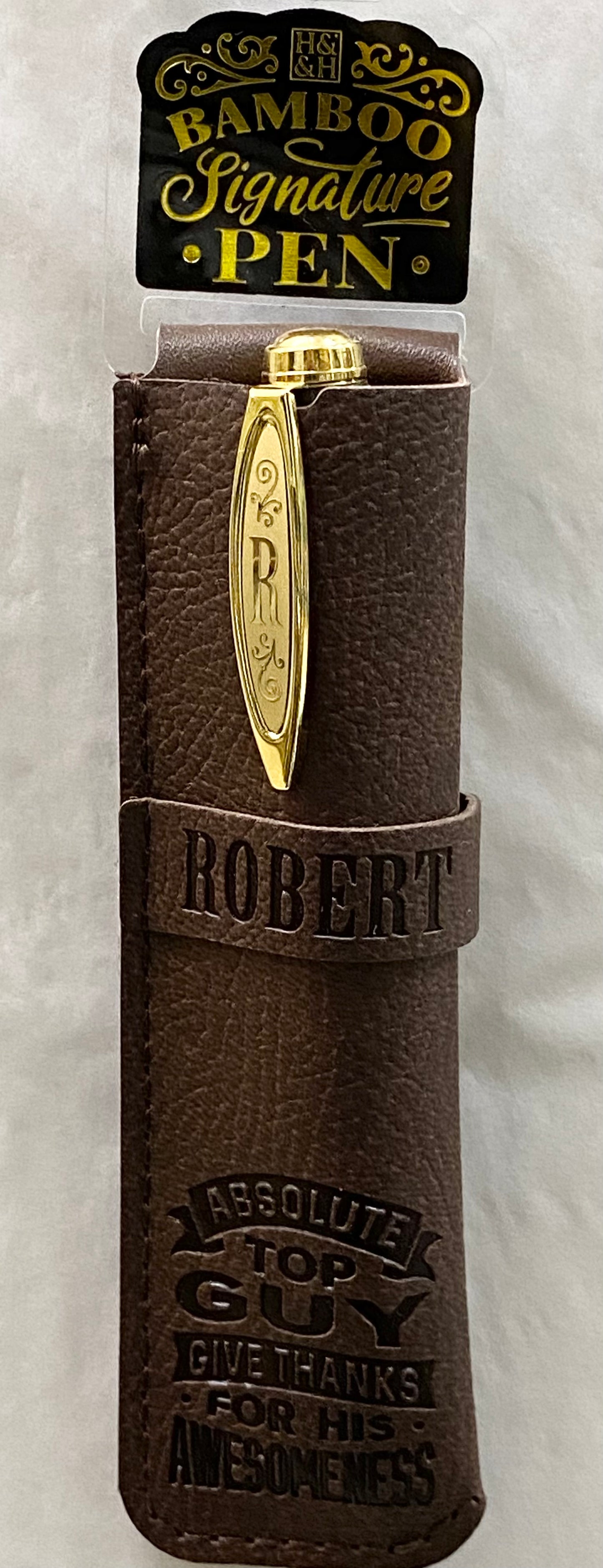 “Robert” Bamboo Name Pen