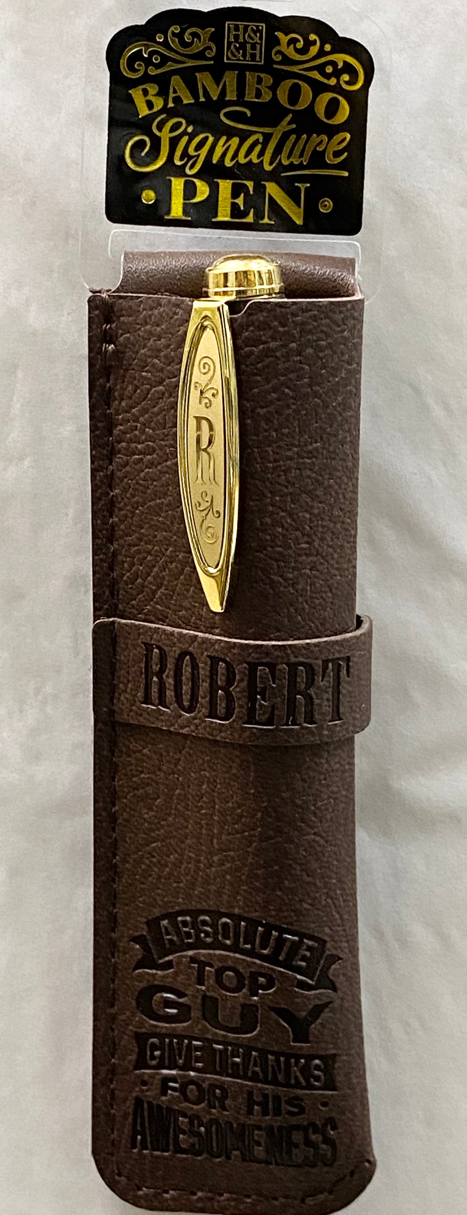 Robert Bamboo Name Pen