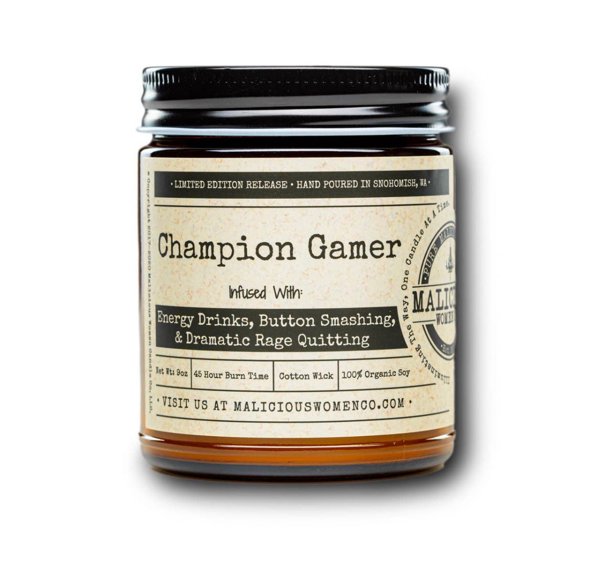 Champion Gamer Candle