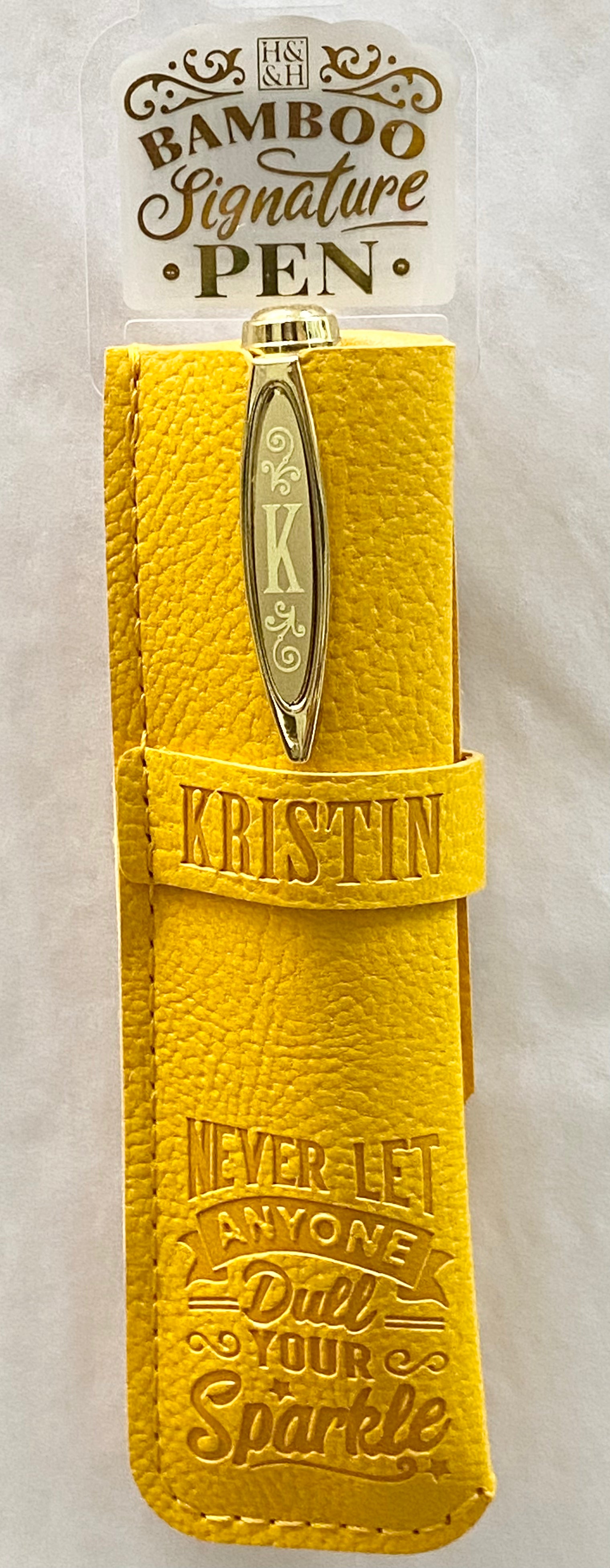 Kristin Bamboo Name Pen