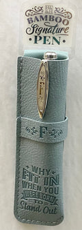 F Bamboo Name Pen