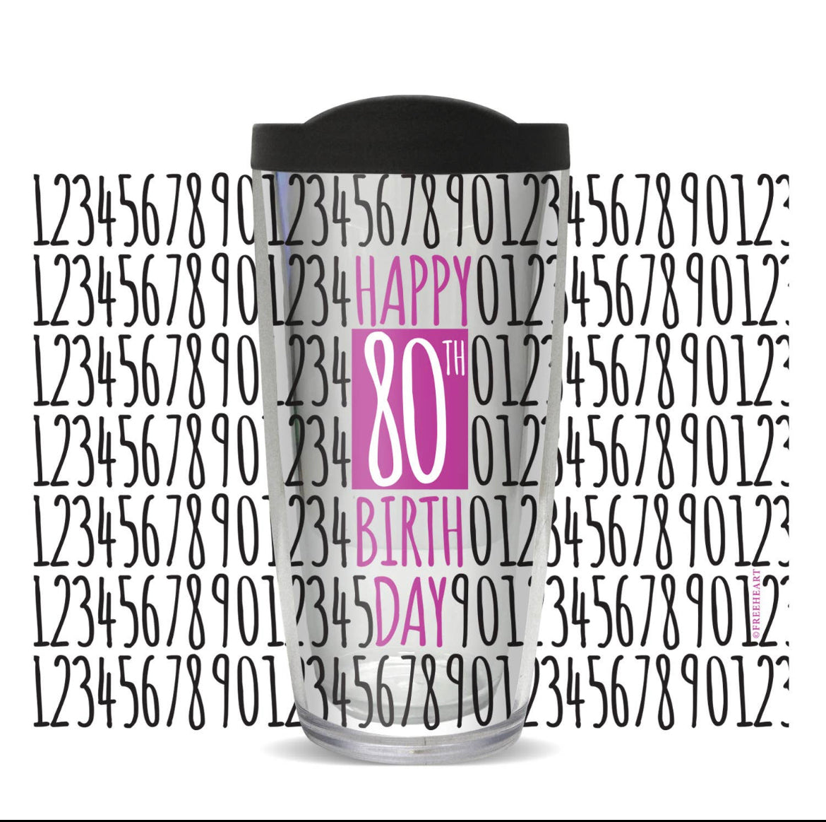 80th Birthday Tumbler