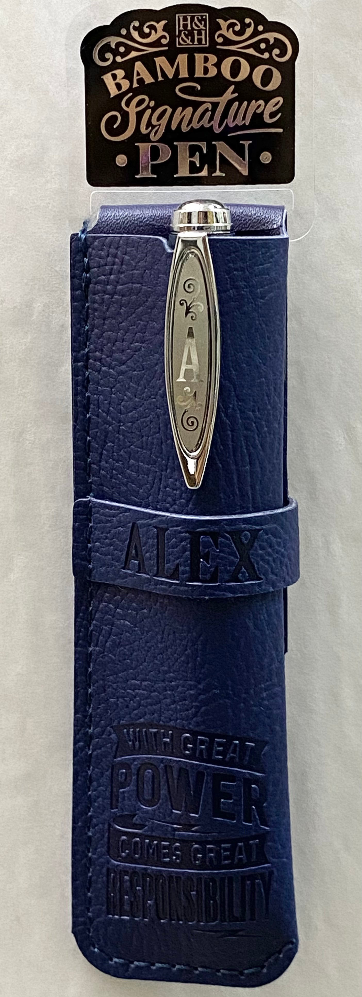 “Alex” Bamboo Name Pen