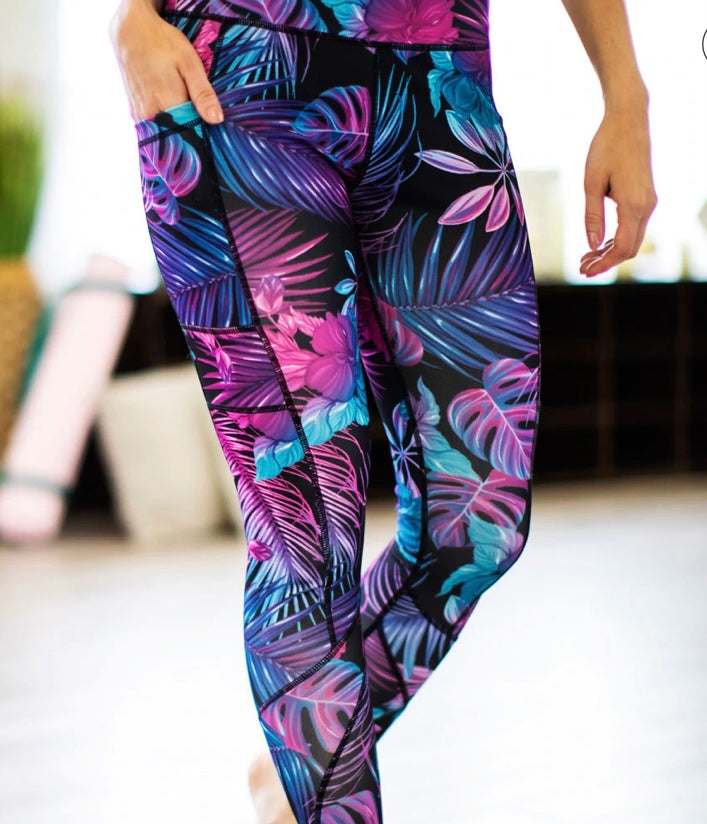 Electric Jungle Prismatic Leggings