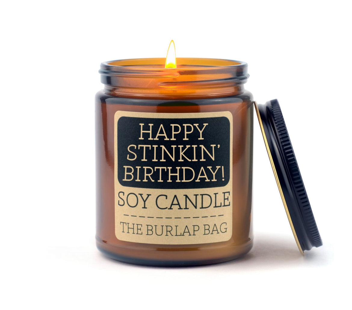 Happy Stinking Birthday Birthday Cupcake Scent Soy Candle