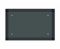 Recycled Rubber Tray - Lines