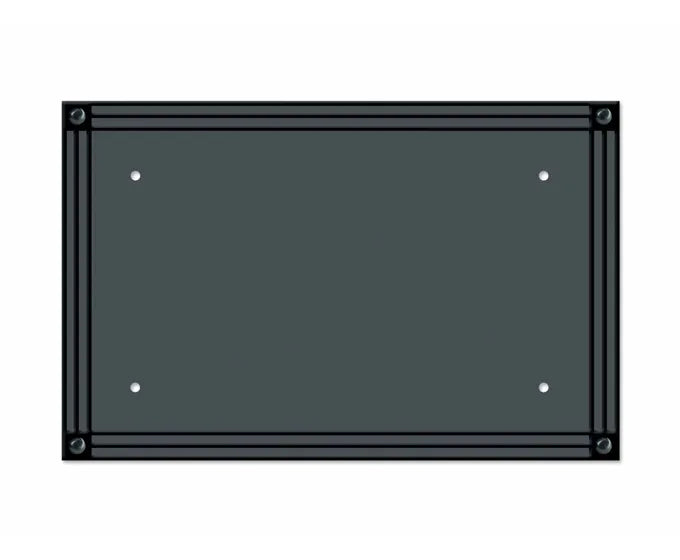 Recycled Rubber Tray - Lines