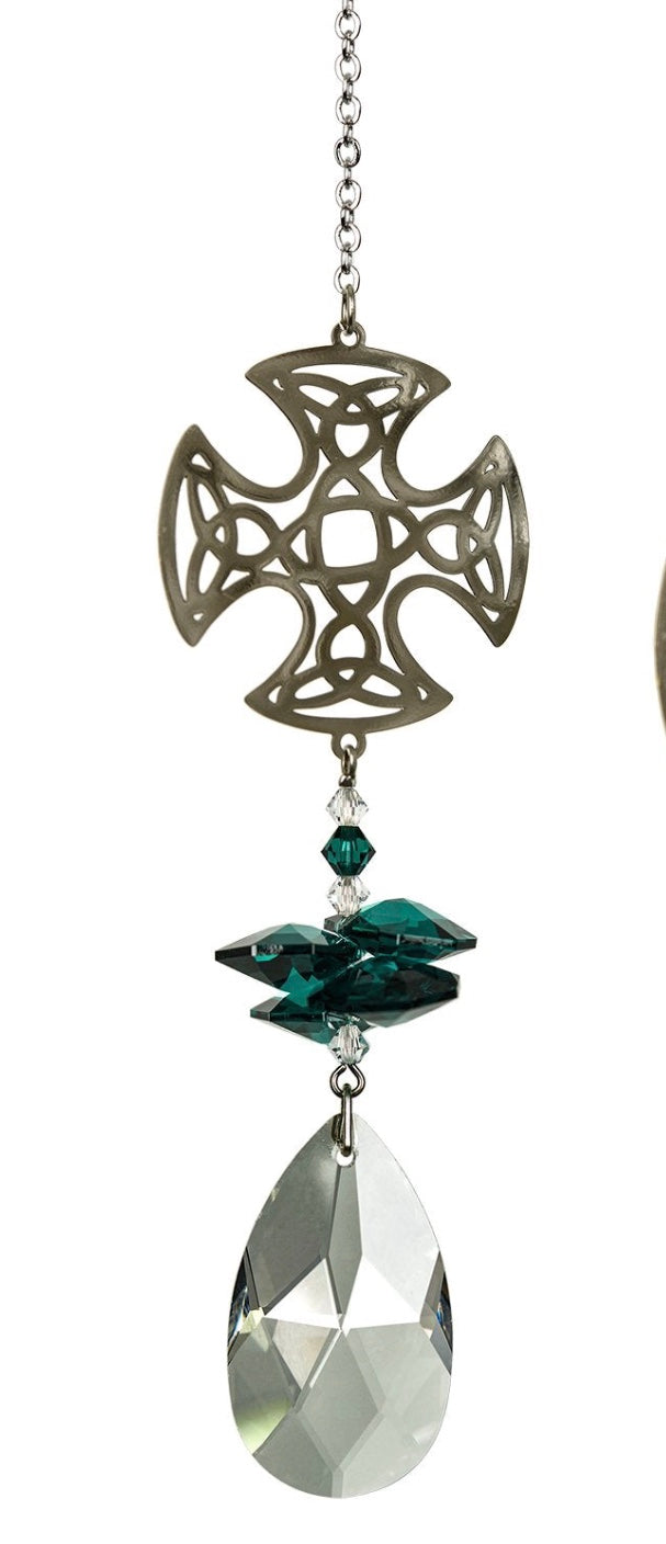 Crystal Fantasy Suncatcher - Celtic Cross