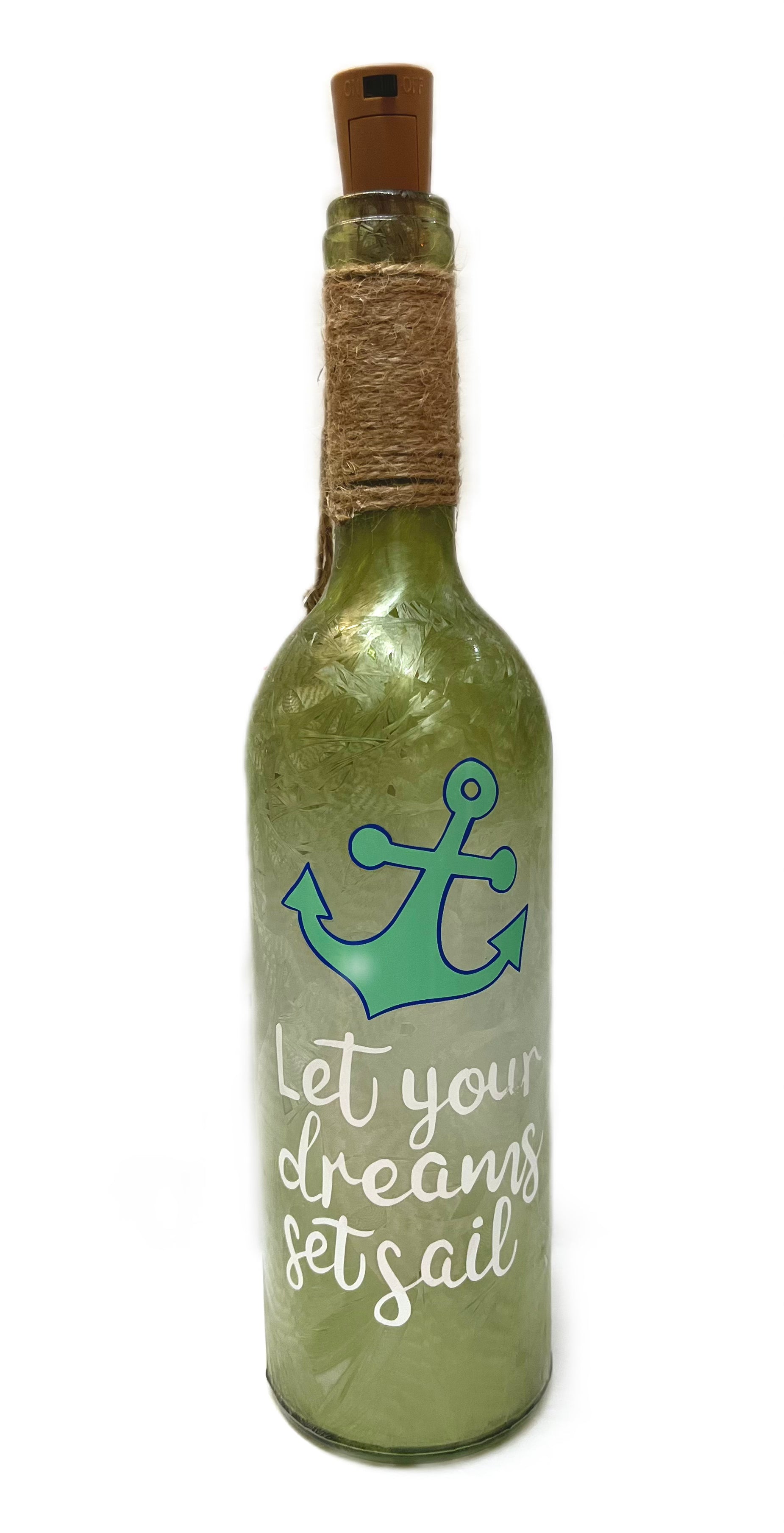 Let Your Dreams Set Sail Light Up Bottle