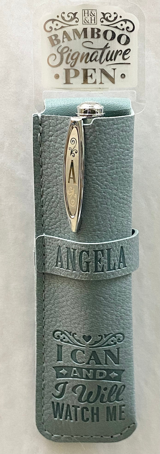“Angela” Bamboo Name Pen