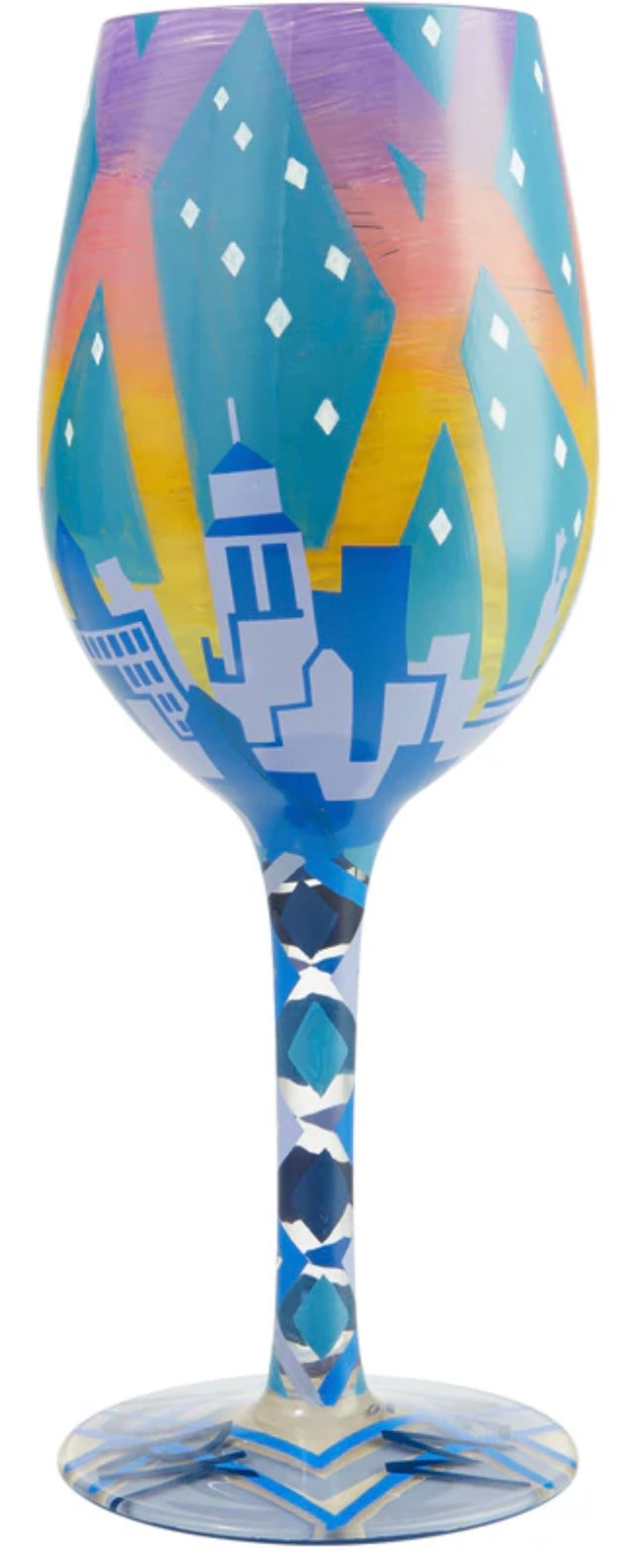 “New York Nights” Lolita Wine Glass