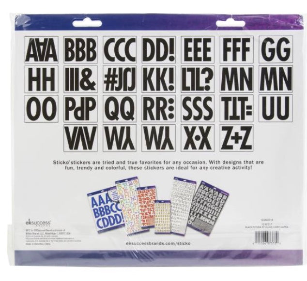 Sticko Jumbo Alphabet Stickers