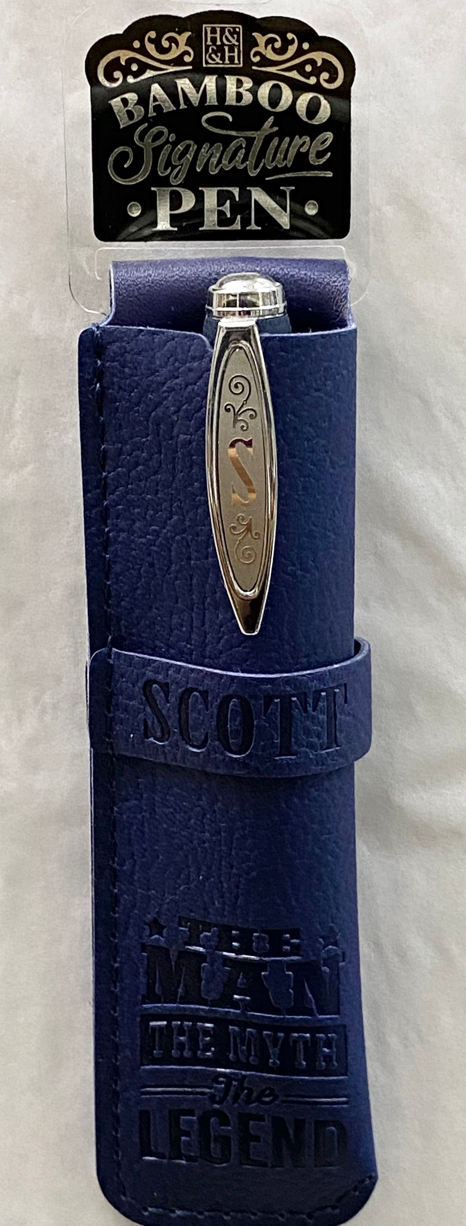 Scott Bamboo Name Pen