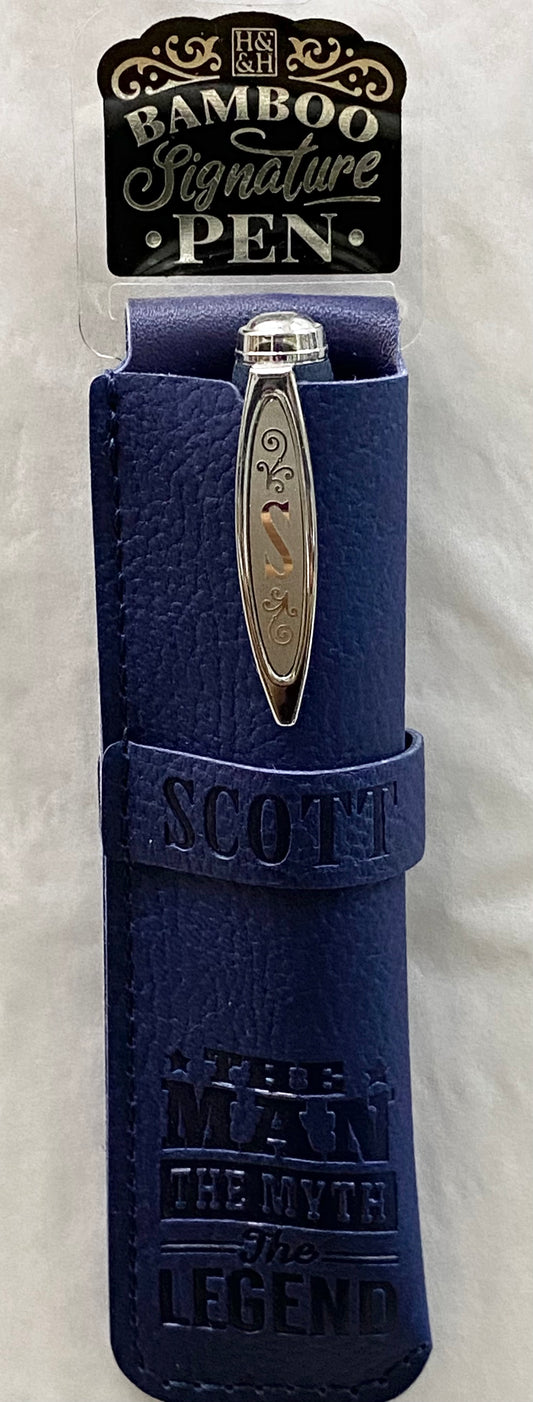 “Scott” Bamboo Name Pen