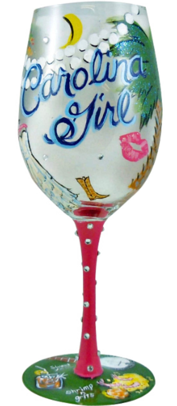 “Carolina Girl” Lolita Wine Glass