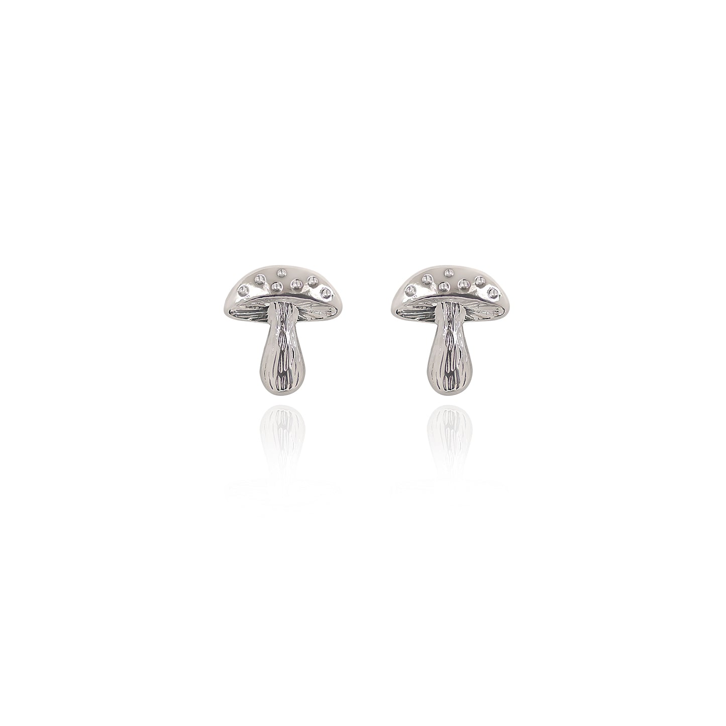 Spirit by Silver Forest Mushroom Earrings